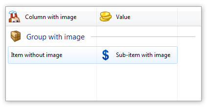 Column Images, Sub-Item Images, Groups Images in Better ListView