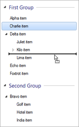 Item Reordering