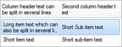 Multi-line Items